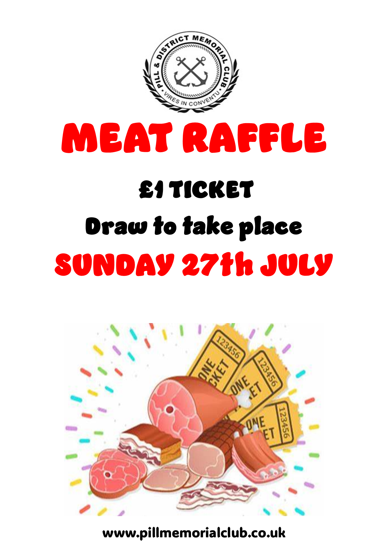 MONTHLY MEAT RAFFLE