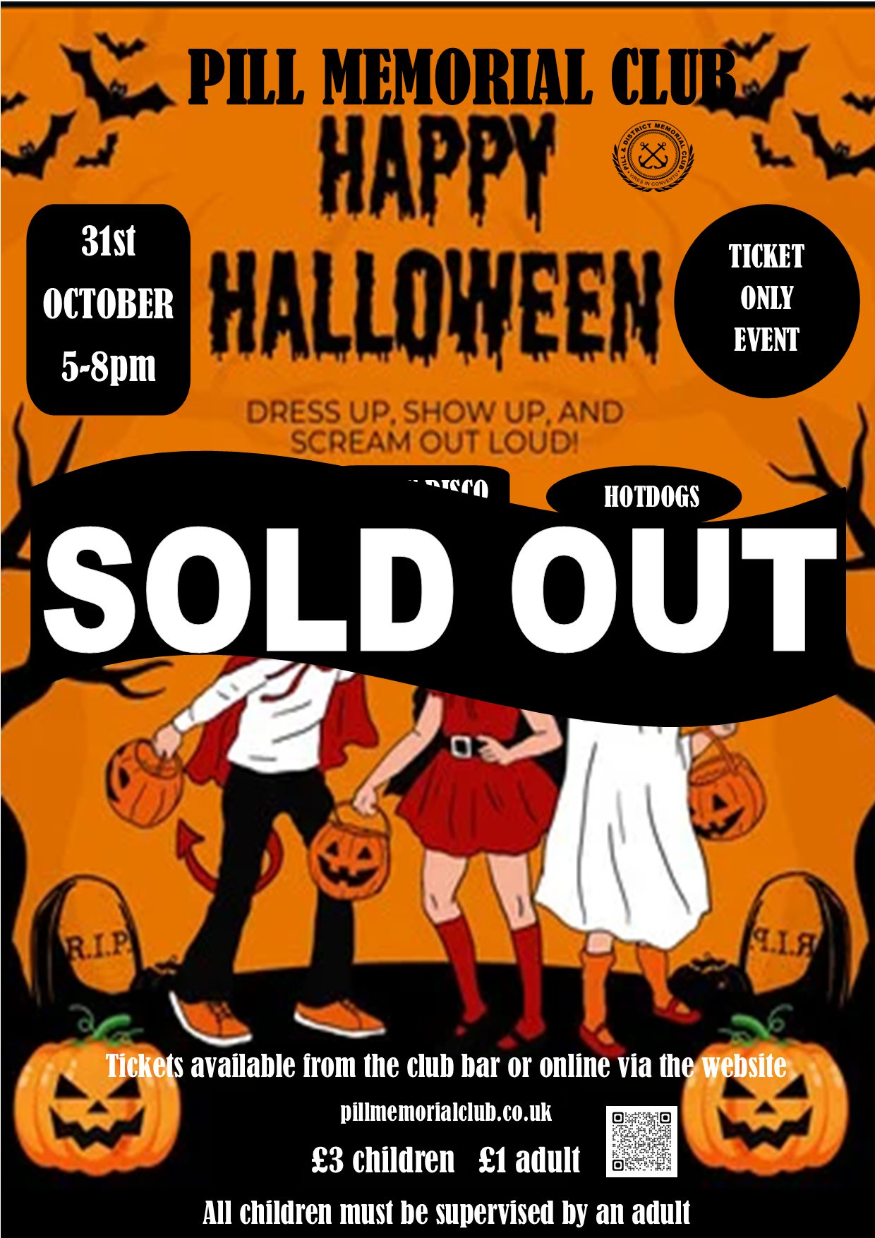 **SOLD OUT** Halloween Party - Family Disco