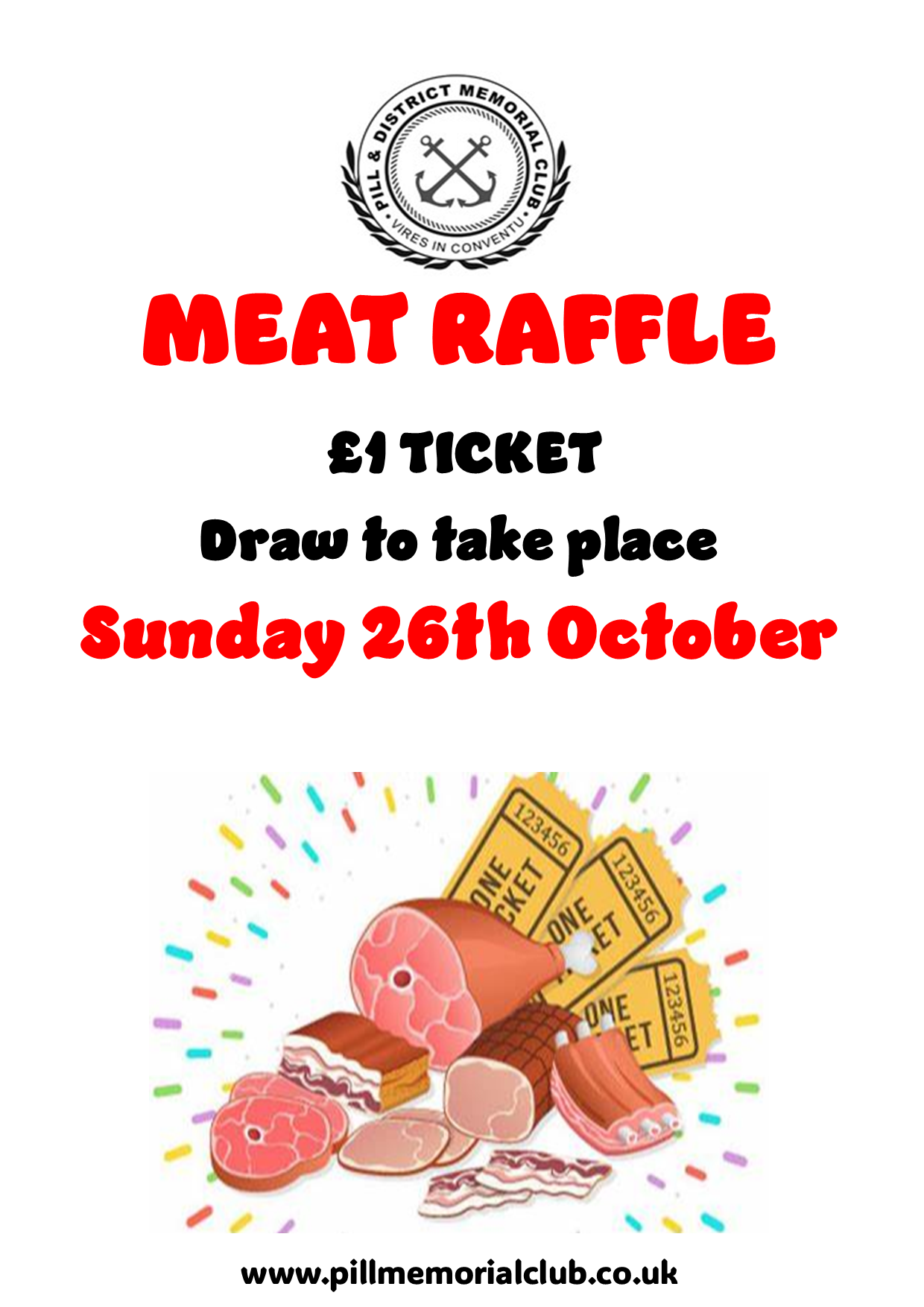 MONTHLY MEAT RAFFLE
