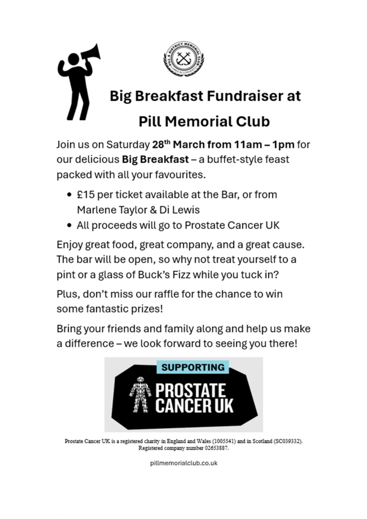 Big Breakfast Fundraiser - Prostate Cancer UK