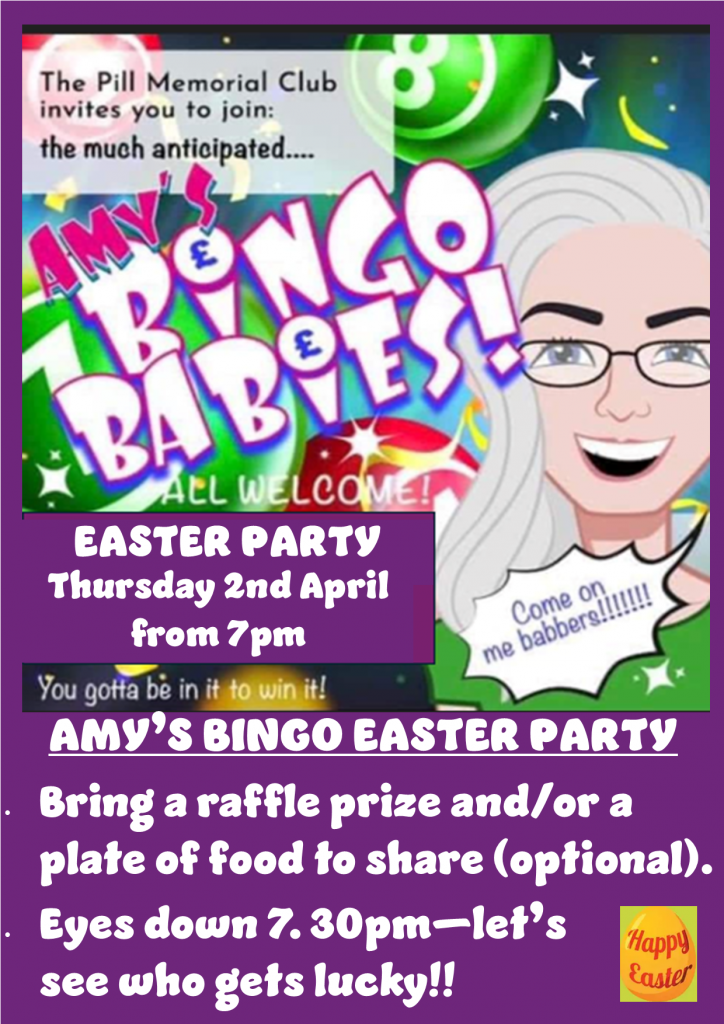 AMY'S EASTER BINGO PARTY
