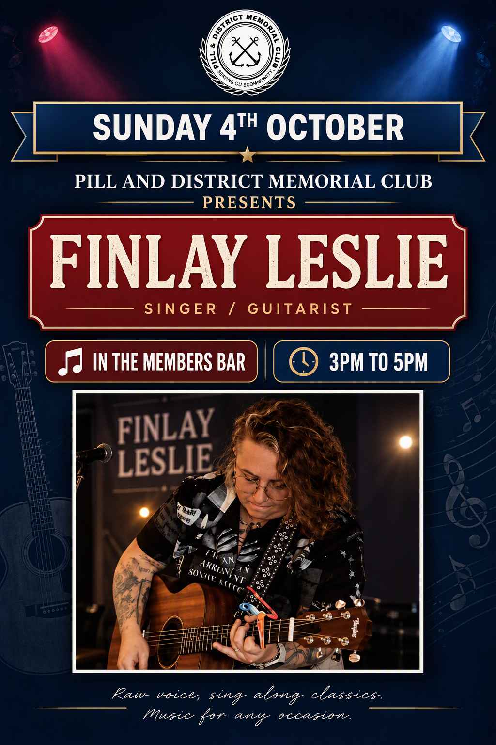 Finlay Leslie - acoustic singer/songwriter/guitarist