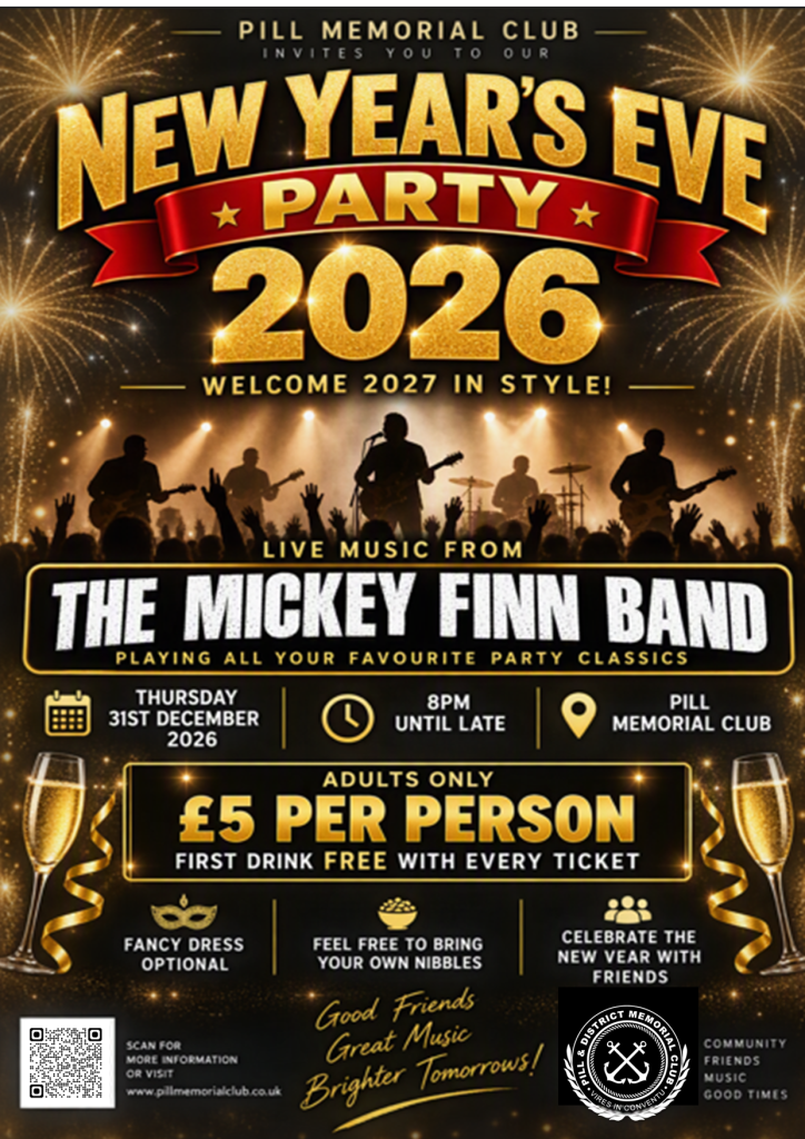 New Year's Eve Party - live music from The Mickey Finn Band