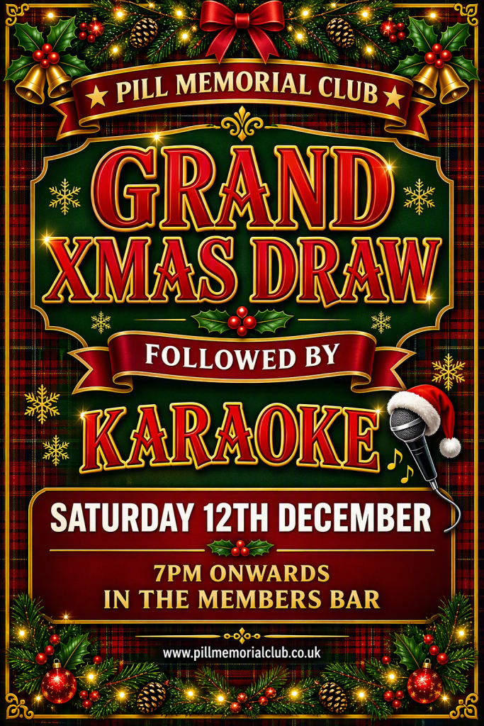 Christmas Raffle Draw, followed by Karaoke